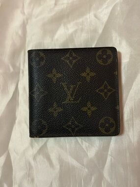 Authentic Louis Vuitton Monogram Canvas Money Clip Wallet